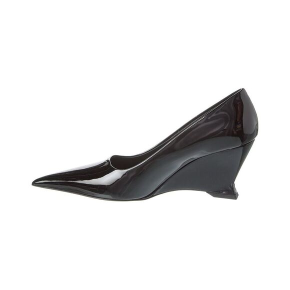 Ferragamo Viola Patent Pump, Black - Picture 2 of 5